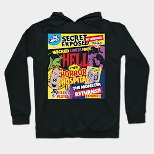 Halloween Poster Comics Style Hoodie